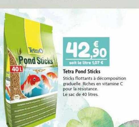tetra pond sticks