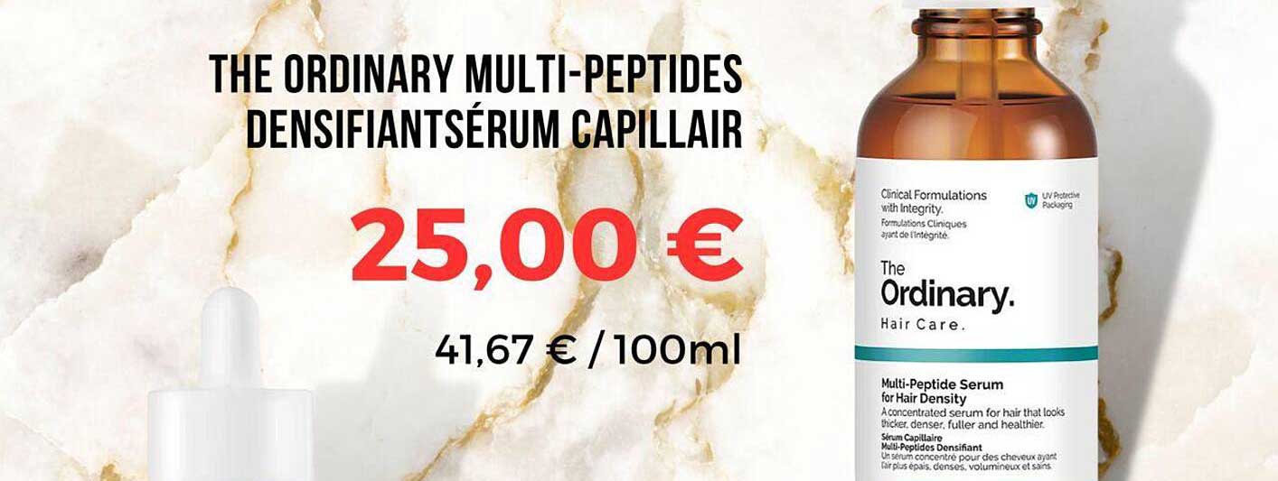 the ordinary multi-peptides densifiant sérum capillair
