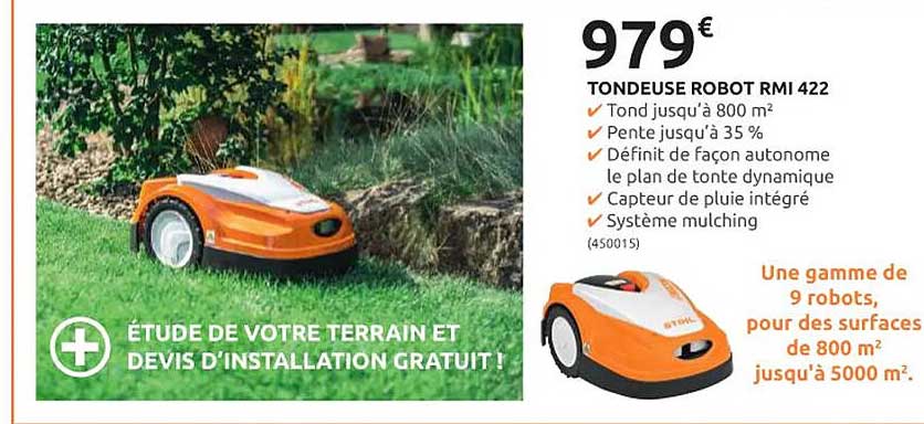 tondeuse robot rmi 422 stihl