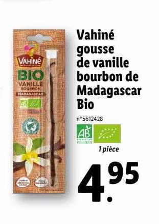 vahiné gousse de vanille bourbon de madagascar bio