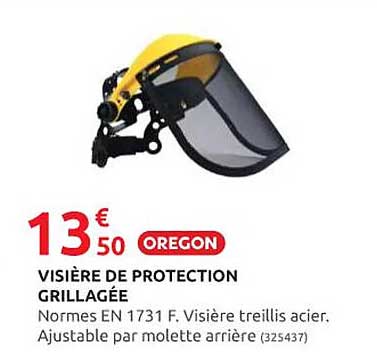 Visière De Protection Grillagée Oregon