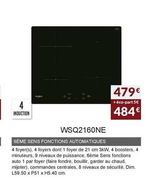 6ème Sens Fonctions Automatiques Wsq2160ne