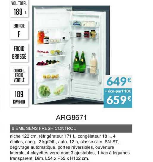 6ème sens fresh control arg8671