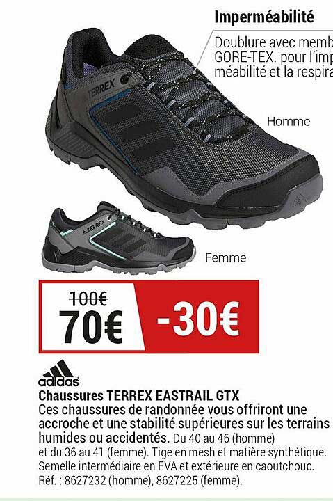 adidas chaussures terrex eastrail gtx