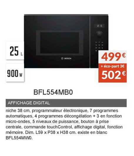 Affichage Digital Bfl554mb0