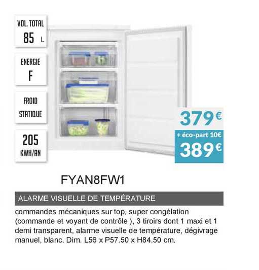 alarme visuelle de température fyan8fw1