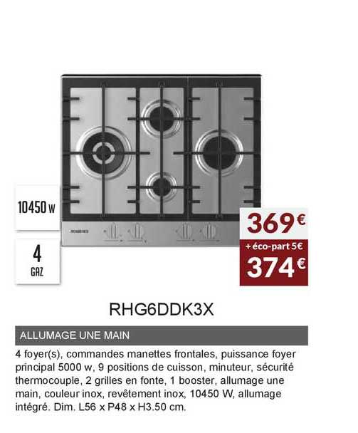 allumage une main rhg6ddk3x