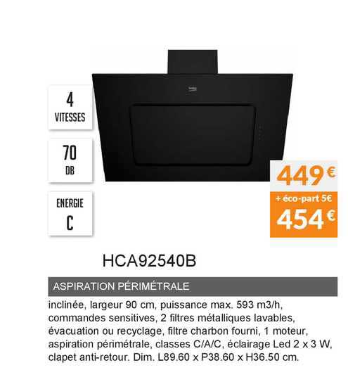 aspiration périmétrale hc92540b