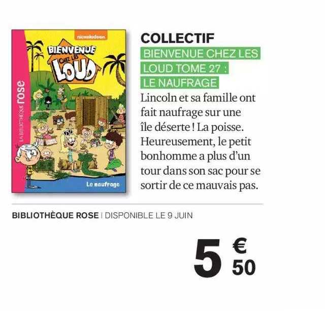 bienvenue chez les loud tome 27 : le naufrage