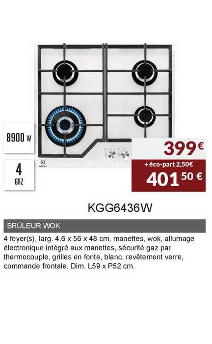 brûleur wok kgg6436w