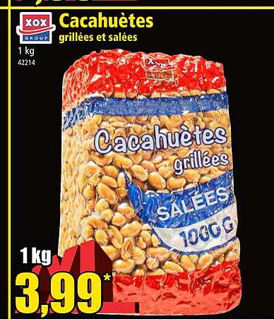 Cacahuètes Grillées Et Salées Xox