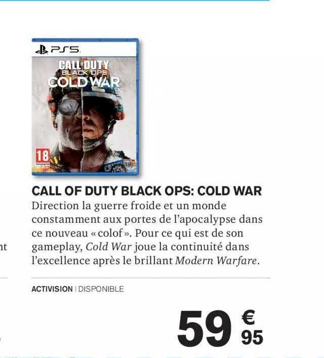 call of duty black ops : cold war