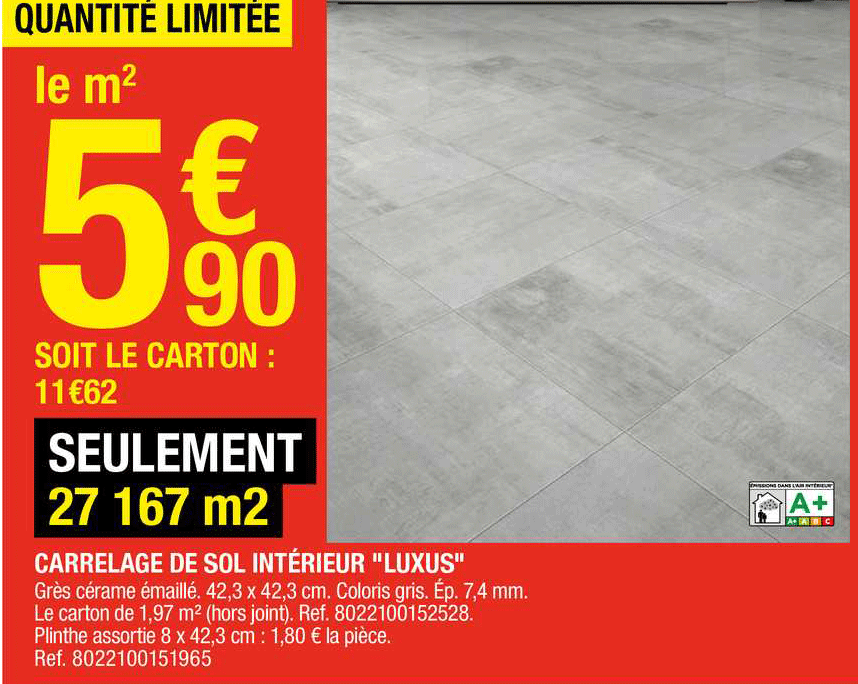 Carrelage De Sol Intérieur "luxus"