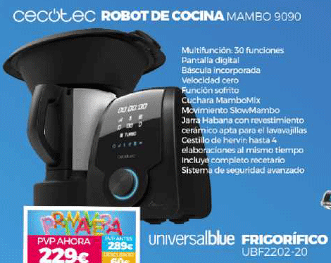 cecotec robot de cocina mambo 9090