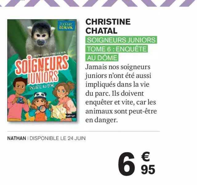 christine chatal - soigneurs juniors tome 6 : enquête au dôme