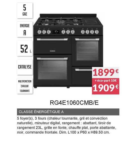 classe énergétique a rg4e1060cmb e