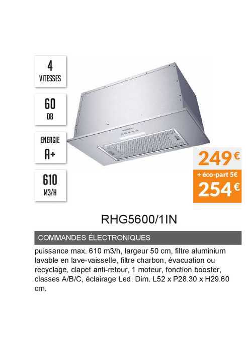 commandes électroniques rhg5600-1in
