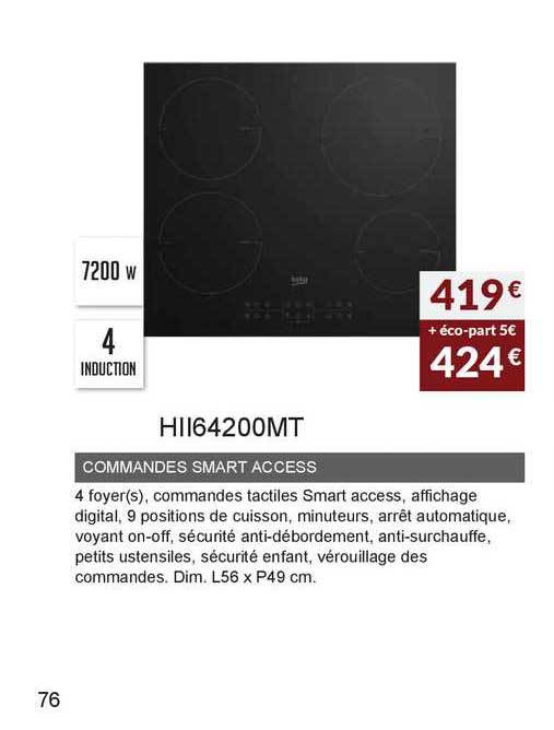 commandes smart access hii64200mt