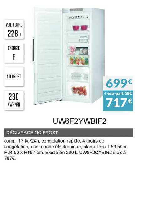 dégrivage no frost uw6f2ywbif2