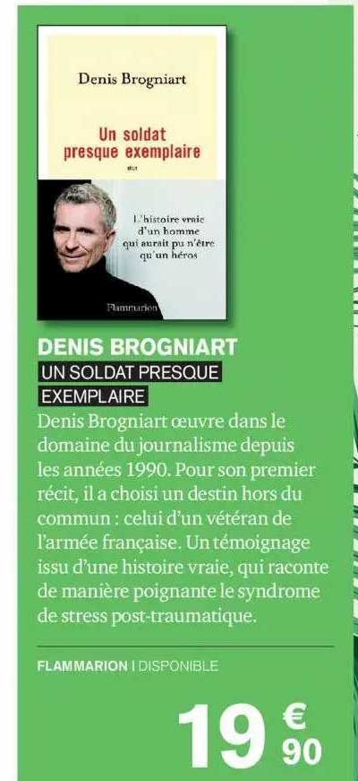 denis brogniart - un soldat presque exemplaire