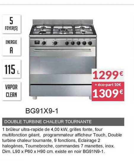 double turbine chaleur tournante bg91x9-1
