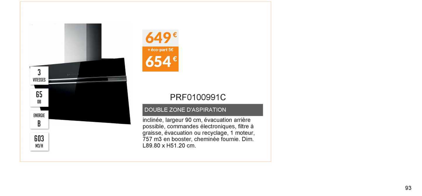 double zone d'aspiration prf0100991c