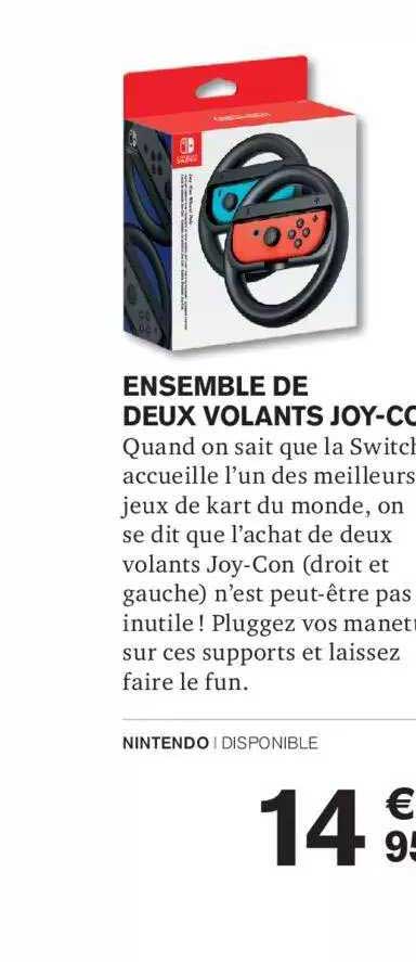 ensemble de deux volants joy-con