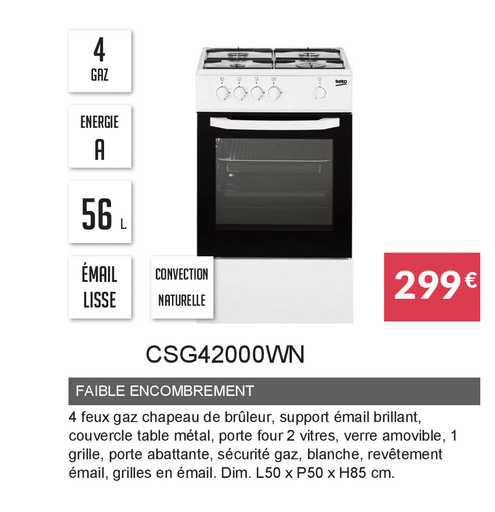 faible encombrement csg42000wn