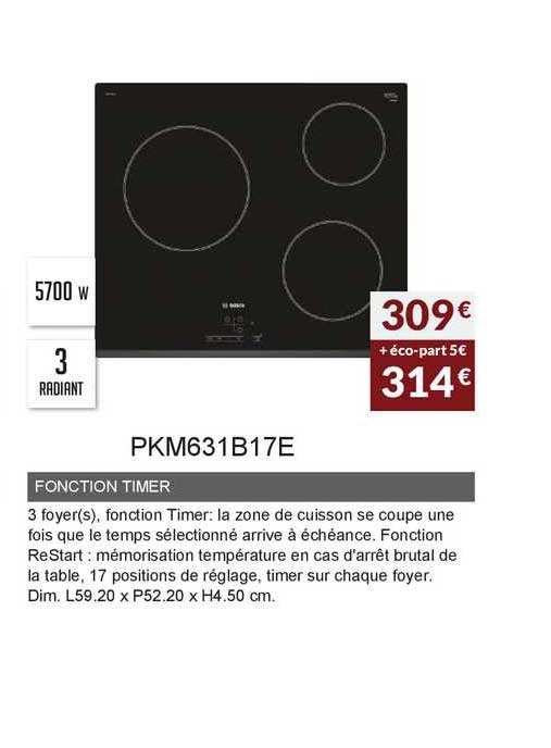 fonction timer pkm631b17e