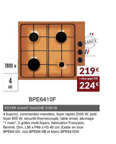 Foyer Avant Gauche 3150 W Bpe6410f