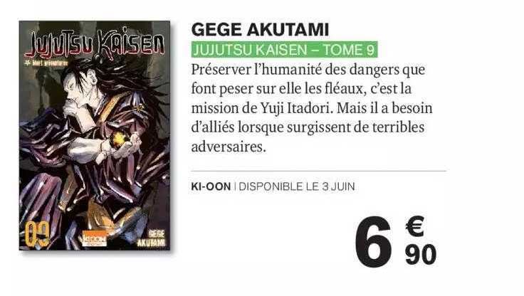 gege akutami - jujutsu kaisen - tome 9