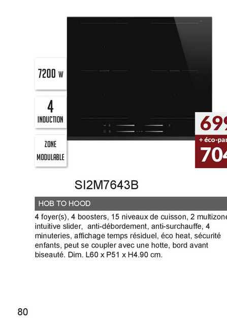 hob to hood si2m7643b