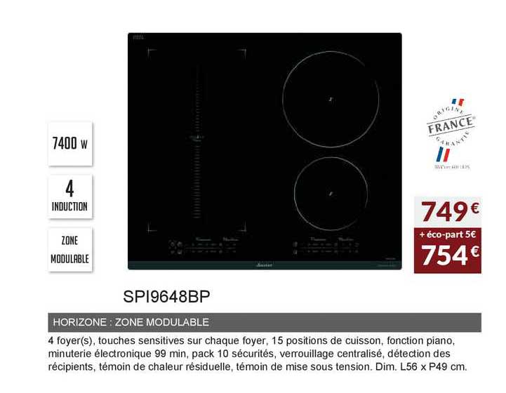 Horizone Zone Modulable Spi9648bp