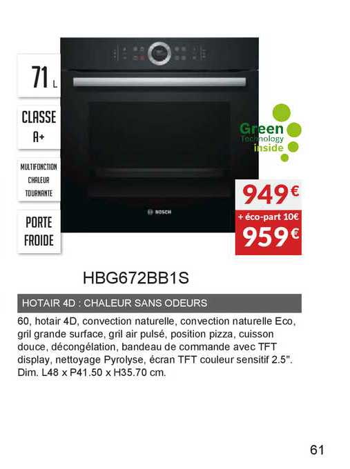 Hotair 4d : Chaleur Sans Odeurs Hgb672bb1s