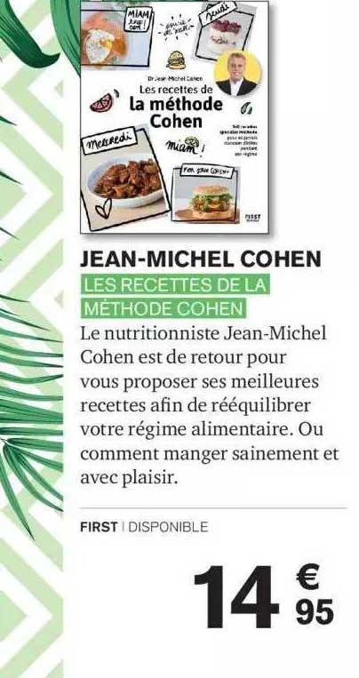 jean-michel cohen - les recettes de la méthode cohen