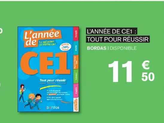l'année de ce1 : tout pour réussir