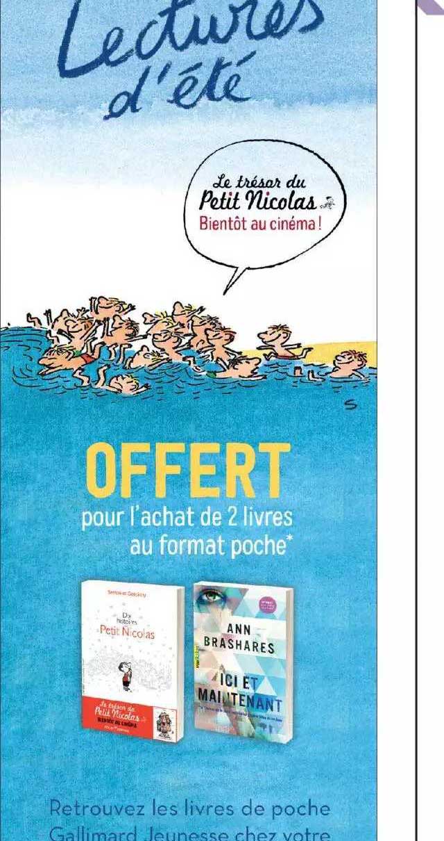 lectures d'été  - le trésor du petit nicolas