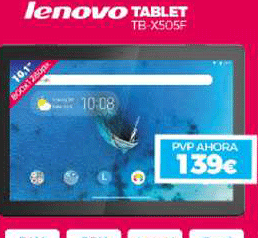 lenovo tablet tb x505f