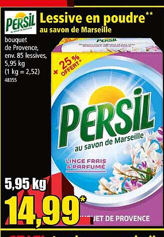 Lessive En Poudre Au Savon De Marseille Persil