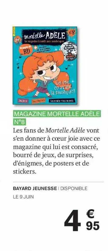 magazine mortelle adèle n°8