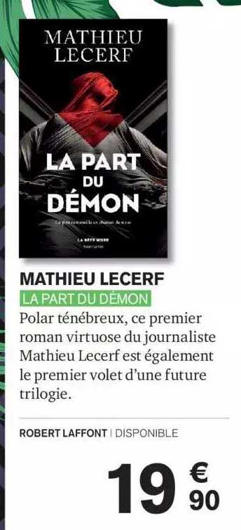 mathieu lecerf la part du démon