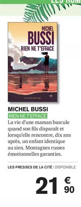 michel bussi - rien ne t'efface