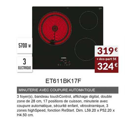 minuterie avec coupure automatique et611bk17f