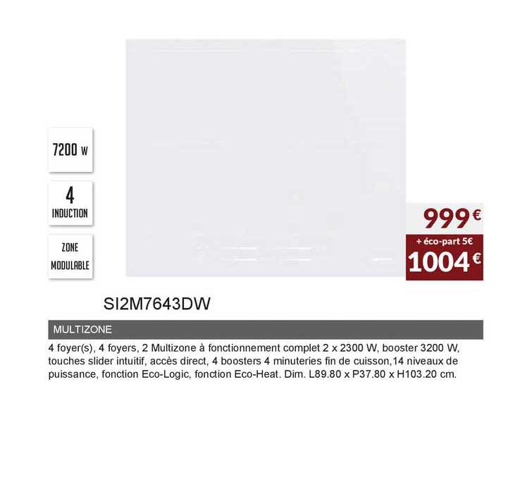 multizone si2m7643dw