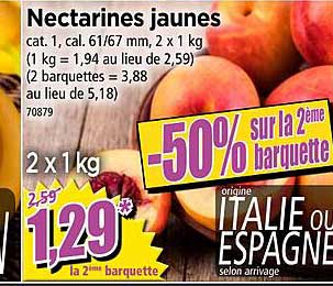 Nectarines Jaunes