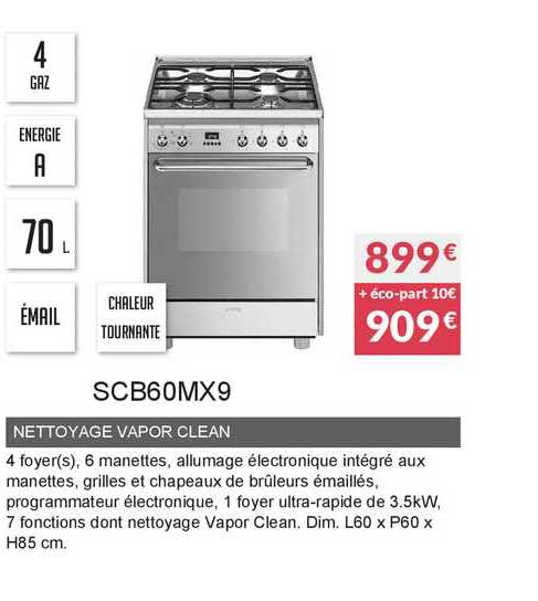 nettoyage vapor clean scb60mx9