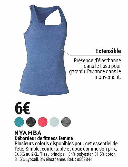 nyamba débardeur de fitness femme