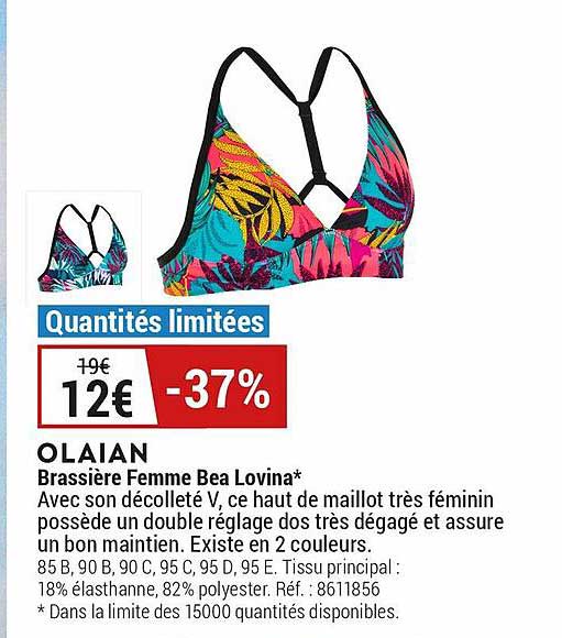 olaian brassière femme bea lovina