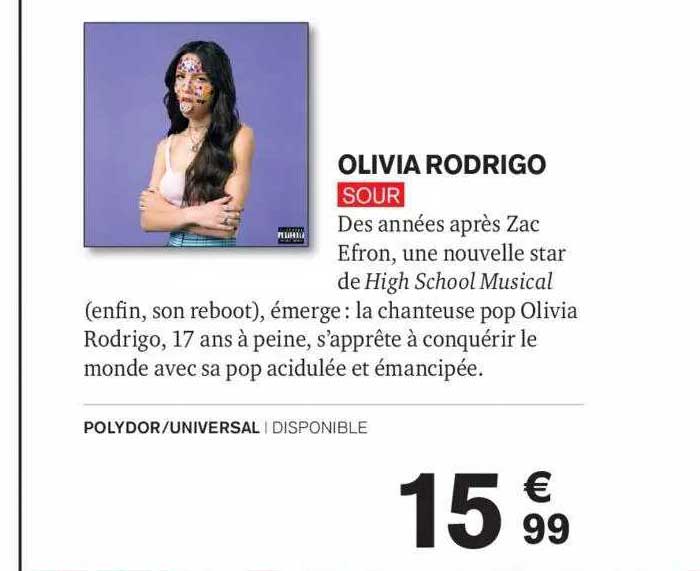 olivia rodrigo - sour