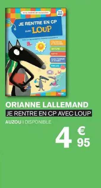 orianne lallemand - je rentre en cp avec loup